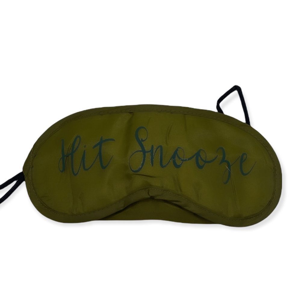 NWT Wool + Pepper Co. HIT SNOOZE Face Mask